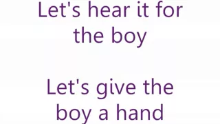 "Let's Hear it For the Boy" from Footloose karaoke/instrumental