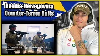 Marine reacts to Bosnia-Herzegovina Counter-Terror Units