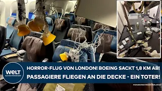 BANGKOK: Horror-Flug! Boeing 777 sackt 1,8 Kilometer ab! Passagiere fliegen an die Decke - ein Toter