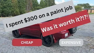 cheap ECONO/MAACO paint job review! CHEAP vs EXPENSIVE paint job. Is it worth it???