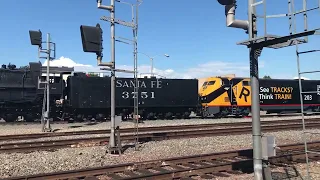 ATSF 3751 & AMTK 203 Horn Battle. 9/25/22.