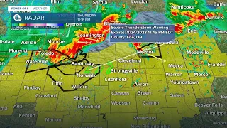 News 5's Mark Johnson gives updates on tonight's severe weather warnings