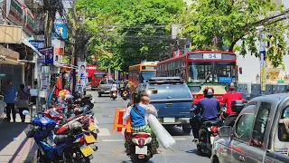 4K 🇹🇭 Walking around Local Neighborhood in Bangkok, Thailand