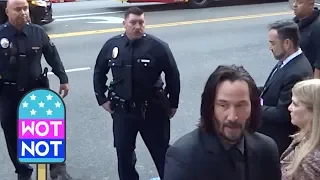 Keanu Reeves Treats Fans to Photos and Autographs Ahead of John Wick Chapter 3 Parabellum Premiere