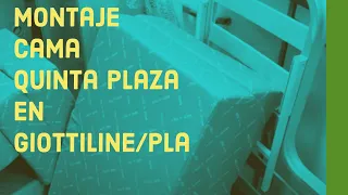 Montar la Quinta plaza para dormir autocaravana Giottiline / Pla