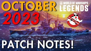 TIER 7 CAMPAIGN, UK BATTLECRUISERS, & MORE! - October 2023 Patch Notes || World of Warships: Legends