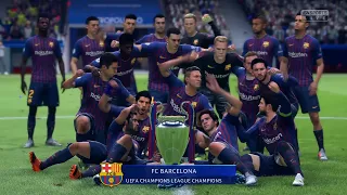 FIFA 19 I Barcelona  Vs  Juventus  Final  Champions League  I Gameplay 4K