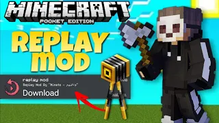 Finally You Can Use Java-Like Replay Mod in Minecraft PE 1.20 🔥