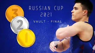 Top 8 Gymnast Vault at Russian Gymnastics Cup 2021 | Top Moments Final Competition