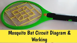 Mosquito Bat Circuit Diagram &Working/Joule Thief Circuit/ Voltage Doubler|How Mosquito Bat  works