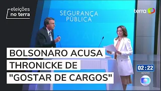 Bolsonaro acusa Thronicke de 'gostar de cargos'
