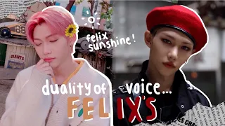 the duality of lee felix's voice
