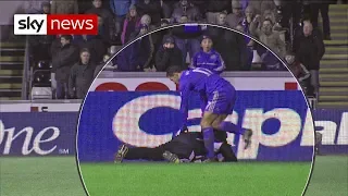 Eden Hazard Kicks Ballboy At Swansea V Chelsea Match