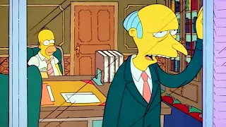 El Sr. Burns le pide consejos sobre mujeres a Homero