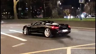 STRAIGHT PIPED Carrera GT 'drive like you stole it'! Crazy powerslide and sounds in the city