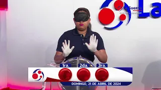 Sorteo La Suerte Dominicana, 12:30 pm, Domingo 21 de Abril del 2024