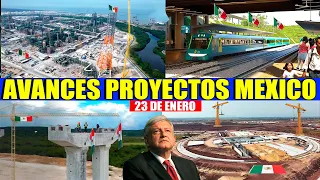 ASI AVANZAN LOS MEGA PROYECTOS DE MEXICO: PARQUE TEXCOCO, TREN MAYA, METRO CDMX Y REFINERIA OLMECA