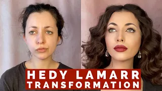 Modern Mess to Classic Beauty | Hedy Lamarr HAIR and MAKEUP Tutorial