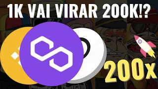 🔥 3 CRIPTOMOEDAS PROMISSORAS QUE PODEM VALORIZAR ATÉ 20.000%!? (URGENTE 🚀)