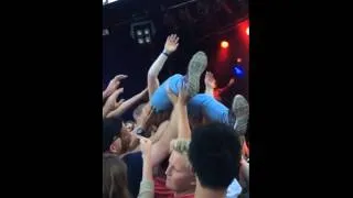 Crowd Surfing Girl Fail