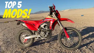 Honda CRF 450 RL | Top 5 Mods for 2024