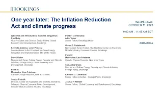 One year later: The Inflation Reduction Act and climate progress