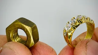See this AMAZING transformation of a Ring of Stones – #MakingJewelry