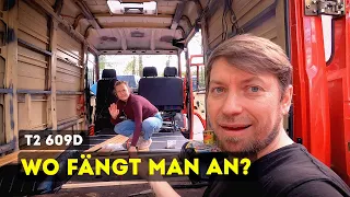 Der erste Schritt zum Camper | CAMPERVAN 609D | #diy  #vanconversion  #vanlife