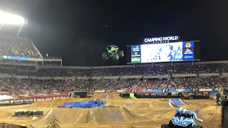 Monster Jam World Finals 20 XX Monster Energy (Todd Leduc) Freestyle - Orlando Florida 2019 05/11/19