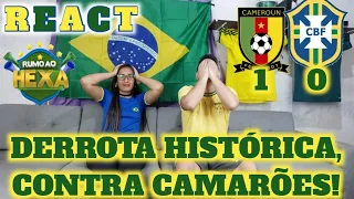 Reações (React) Camarões 1 x 0 Brasil - Copa do Mundo 2022