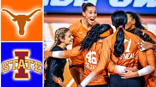 #1 Texas vs Iowa State Highlights | NCAA Women Volleyball Nov 9, 2022