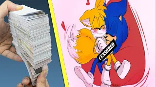 #flipbook  #memes #Evolution #canny #Venom  Flipbook Evolution of Sonic