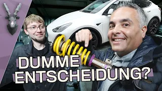 Gewindefahrwerk oder Tieferlegungsfedern für deinen Tesla? Die große Kaufberatung!