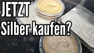 Silberpreis fällt! Jetzt Silber kaufen?