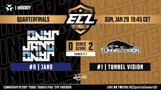 ECL Elite Winter '23 Playoff HIGHLIGHTS | Tunnel Vision vs. Jano - NHL 23 EASHL 6s Gameplay