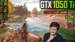 GTX 1050 Ti - Horizon Forbidden West