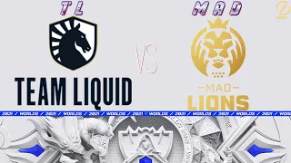 TL vs MAD | Worlds 2021 Groups Day 1 | Team Liquid vs MAD Lions