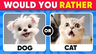 Would You Rather...? Animals Edition 🐶😸 Daily Quiz