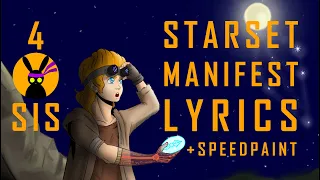 🌟 Starset Manifest lyrics + speedpaint from Ninjon-chan 🐇💙 to KuroUsagi-chan 🐰🧡🎉🎊😘