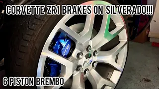 MY CHEVY SILVERADO BREMBO INSTALL