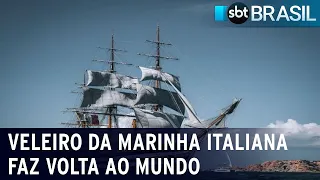 Navio mais bonito do mundo está no Brasil | SBT Brasil (05/10/23)