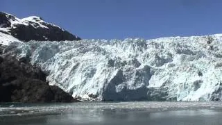 Holgate glacier at the Kenai Fjords National Park