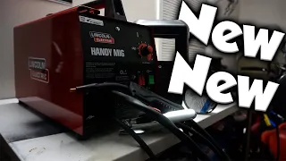 We Have A New Mig Welding Machine For The Garage | Lincoln Electric Handy Mig