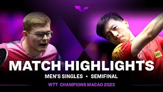 Ma Long vs Alexis Lebrun | MS SF | WTT Champions Macao 2023