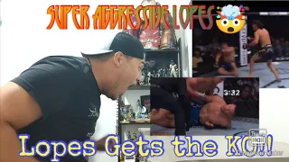 UFC 295 Diego lopes vs Pat Sabatini knockout reaction