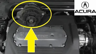 Acura TL Alternator Replacement with Basic Hand Tools