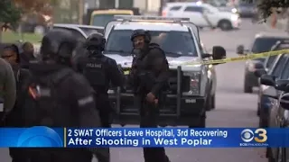 Third SWAT officer shot while serving warrant in West Poplar still recovering in hospital