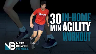 30 Minute At Home Agility Workout | Train Like an Athlete | NateBowerFitness