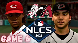 NLCS GAME 6 VS. DIAMONDBACKS | MLB THE SHOW 24 CINCINNATI REDS FRANCHISE EPISODE 51!
