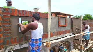 WoW Parapet Wall Elevation Plastering-Amazing Idea in do creative Parapet wall Elevation PlasterWork